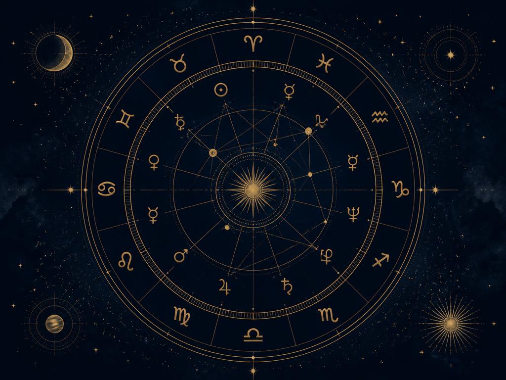 Daily astrology — natal chart and today's transits
